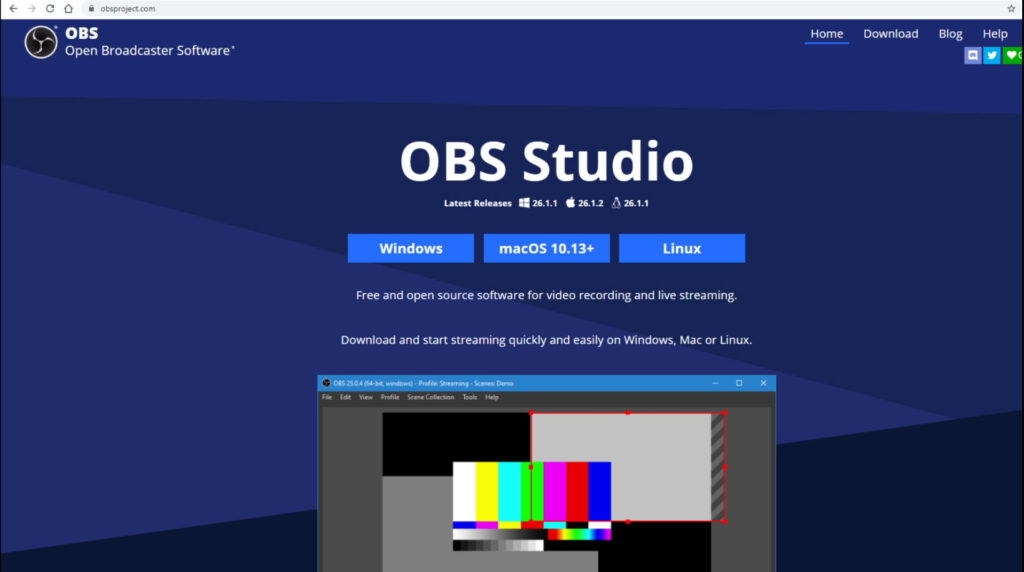 Cómo descargar OBS Studio